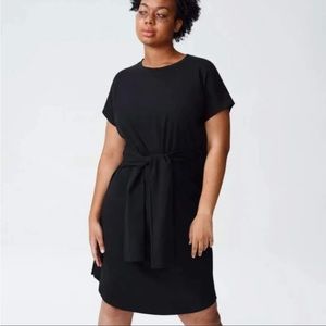 NWT Universal Standard Misa Jersey Dress Black Size 2XS